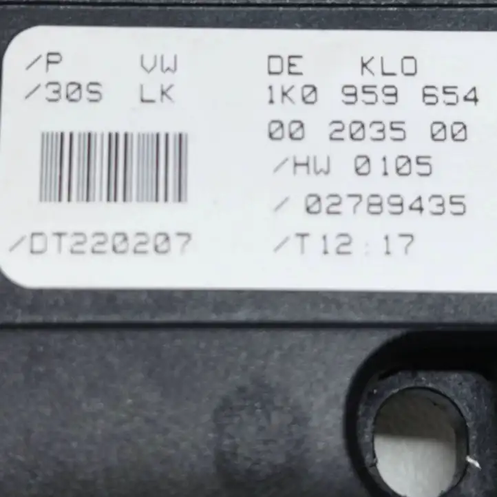 Volkswagen Touran I (2003 - 2010) 1K0959654 Датчик угла поворота руля — фото 5