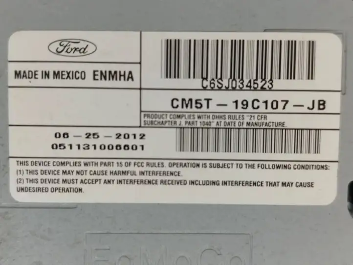 Ford Focus (2011 - 2015) CM5T19C107JB Магнитола / мультимедийная система — фото 8