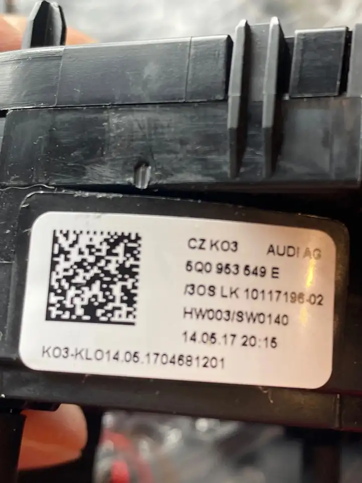 Audi A3/S3 8V (2016 - 2020) 5Q0953549E Контактное кольцо SRS — фото 5
