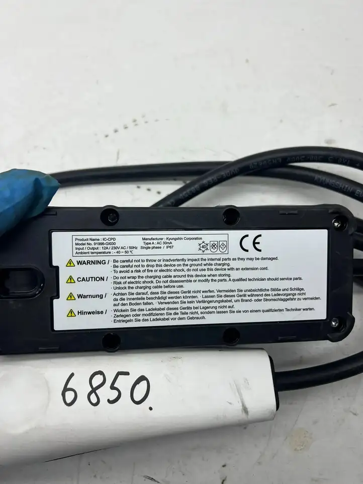 Kia EV6 (2021 - ) 91996GI030 Кабель для зарядки электромобилей — фото 8