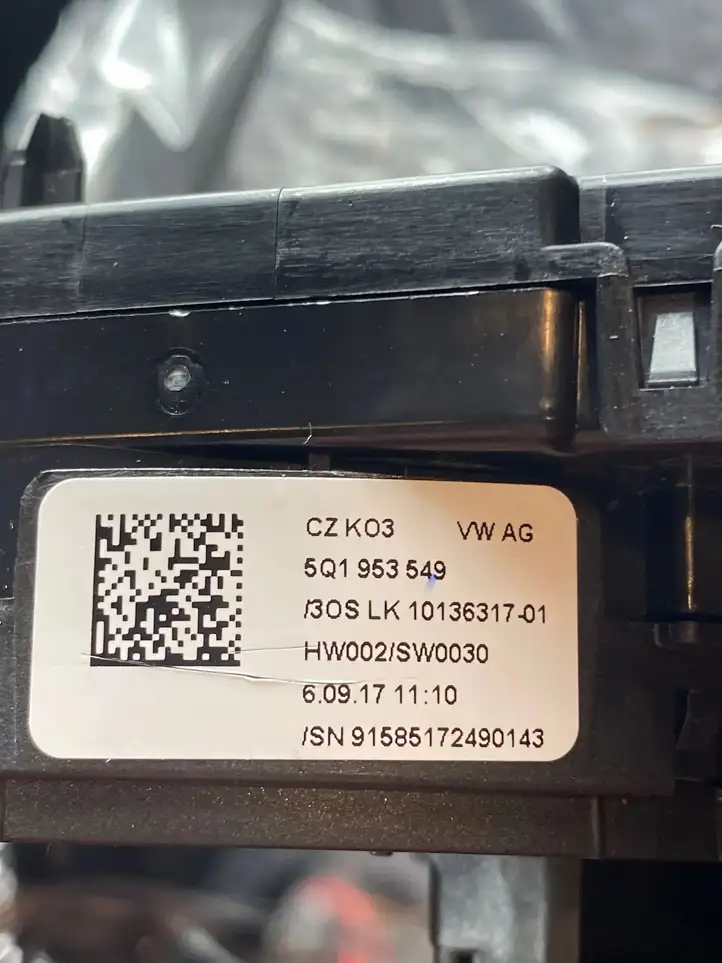 Audi A3/S3 8V (2016 - 2020) 5Q1953549 Контактное кольцо SRS — фото 5