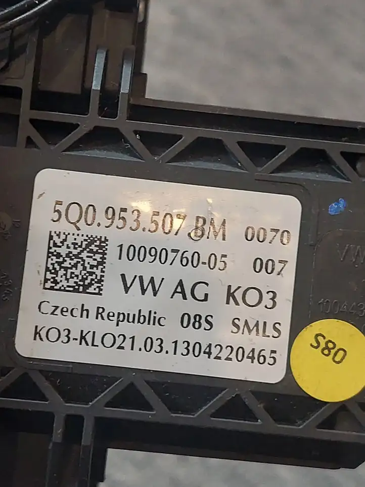 Volkswagen PASSAT B8 (2015 - ) 5Q0953507BM Включатель стеклоочистителей — фото 2