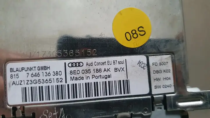Audi A4 S4 B6 8E 8H (2000 - 2006) 8E0035186AK Магнитола / мультимедийная система — фото 10