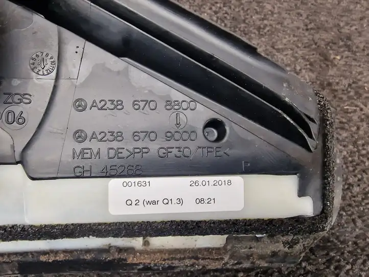 Mercedes-Benz E W238 (2017 - ) A2386708800 Заднее боковое стекло — фото 3