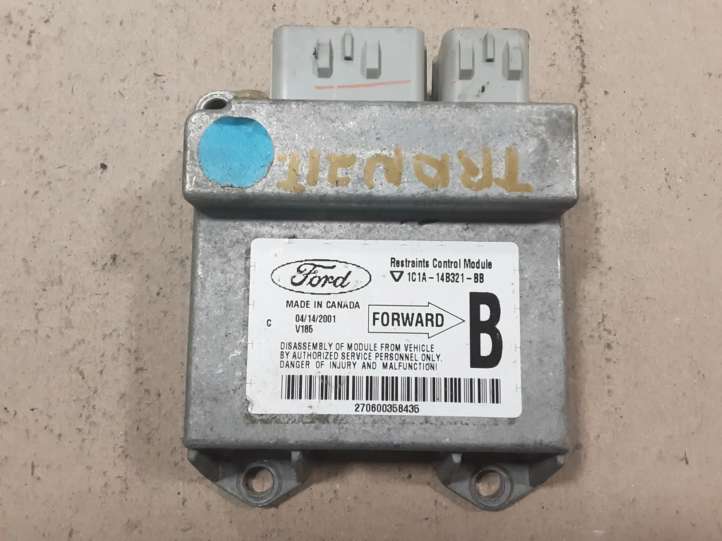 1C1A14B321BB Ford Transit Oro pagalvių valdymo blokas