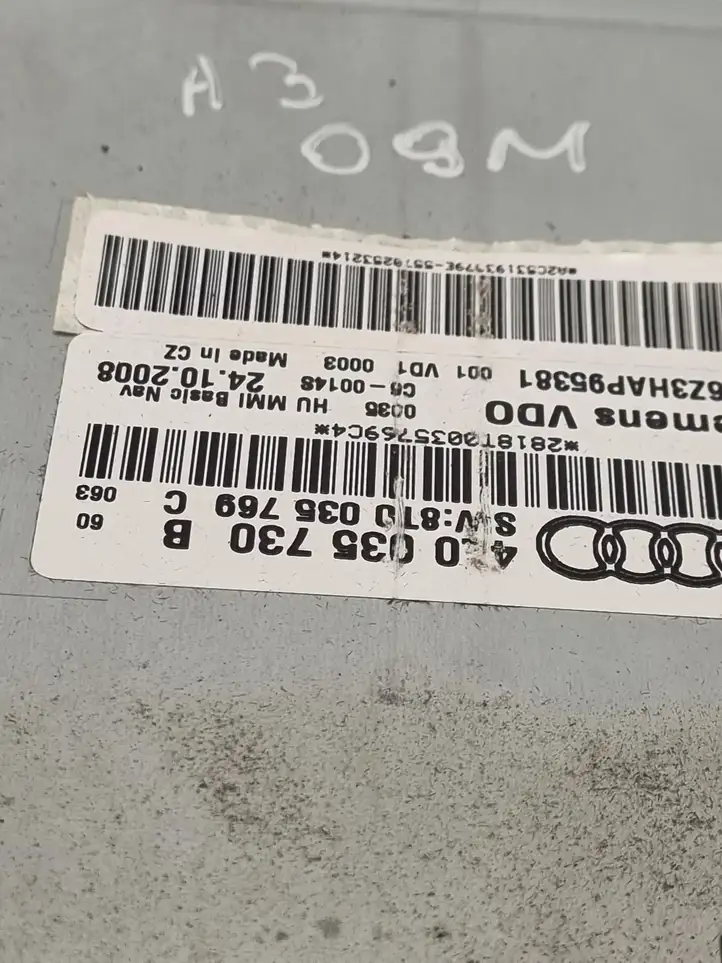Audi A3/S3 8P (2008 - 2013) 4E0035730B Магнитола / мультимедийная система — фото 5