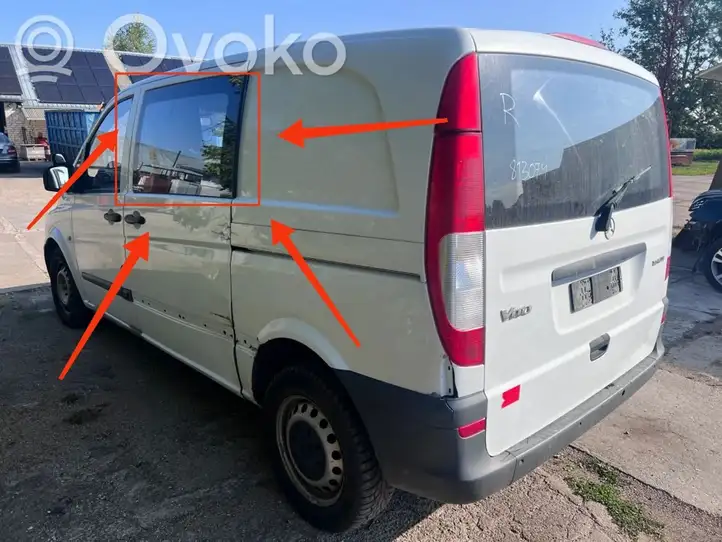 Mercedes-Benz Vito Viano W639 (2010 - 2015) Стекло раздвижной двери — фото 5