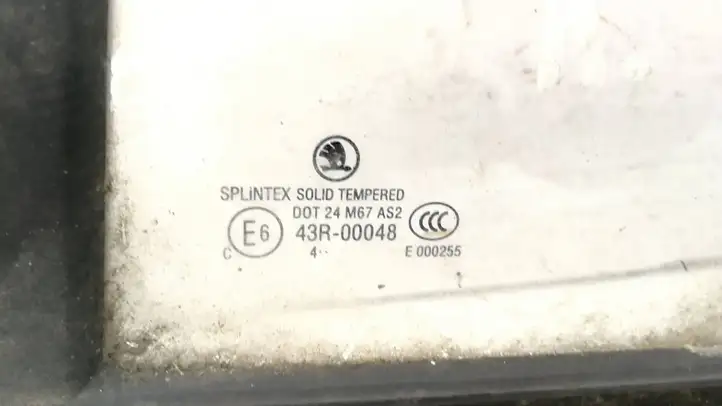 Skoda Fabia Mk1 (6Y) (1999 - 2007) 43R00048 Форточка двери — фото 8