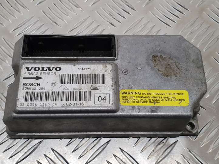 0285001254 Volvo V70 Oro pagalvių valdymo blokas