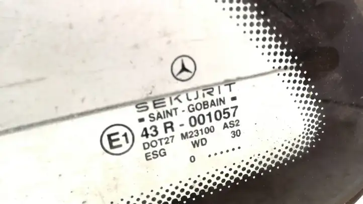 Mercedes-Benz A W168 (1997 - 2004) 43R001057 Заднее боковое стекло — фото 7