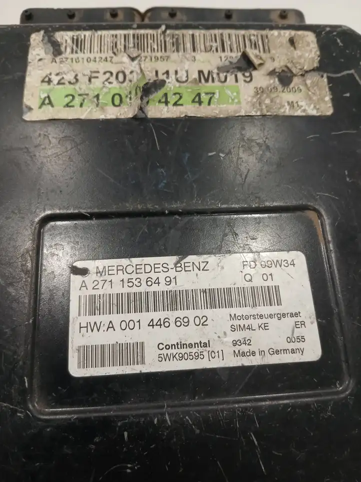 Mercedes-Benz CLC CL 203 (2008 - 2011) A2711536491 Блок управления двигателем (ЭБУ) — фото 4