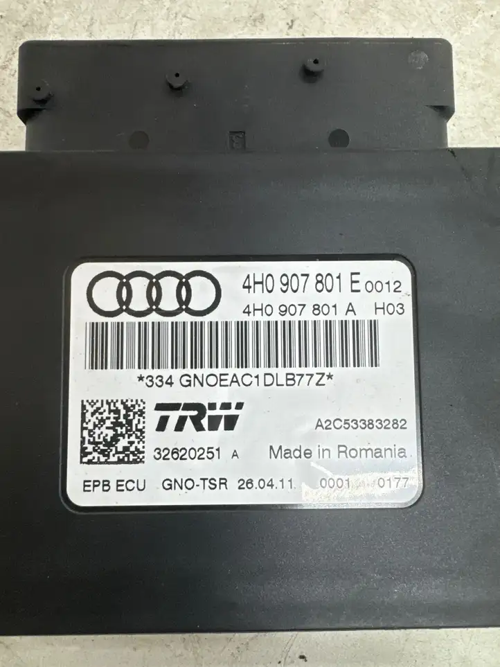 Audi A7 S7 4G (2010 - 2014) 4H0907801E Блок управления стояночным тормозом — фото 3
