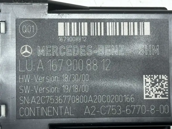 Mercedes-Benz GLS X167 (2019 - ) A1679008812 Блок управления сиденьем — фото 8