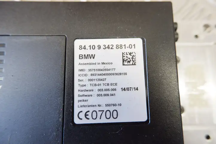 BMW X3 F25 (2010 - 2017) 9342881 Bluetooth модуль — фото 6