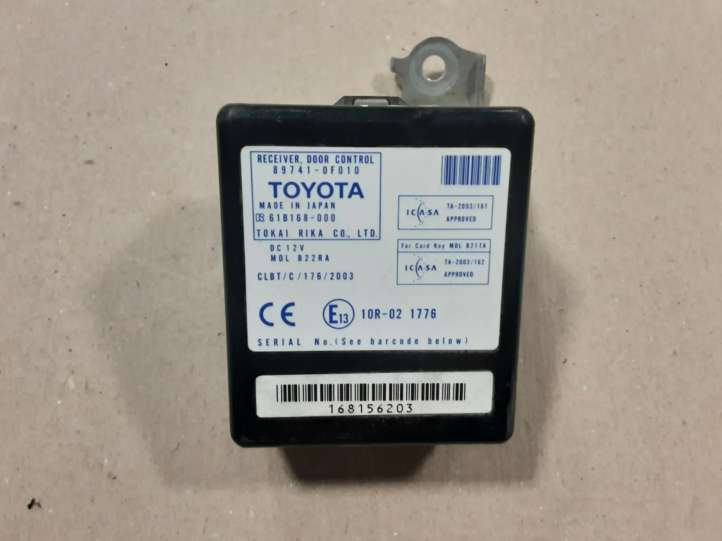 897410F010 Toyota Corolla Verso E121 Durų elektronikos valdymo blokas