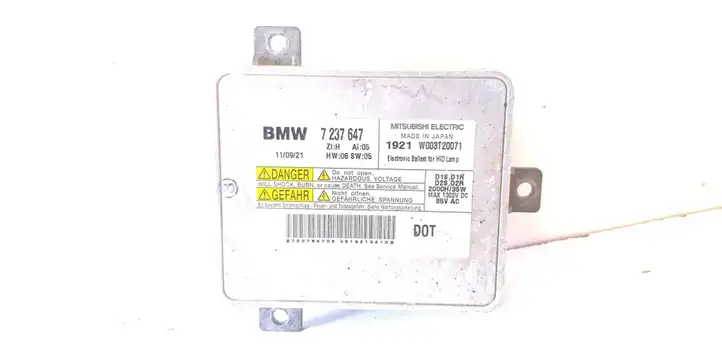 BMW 3 E90 E91 (2005 - 2012) 7237647 Блок розжига ксенона — фото 3