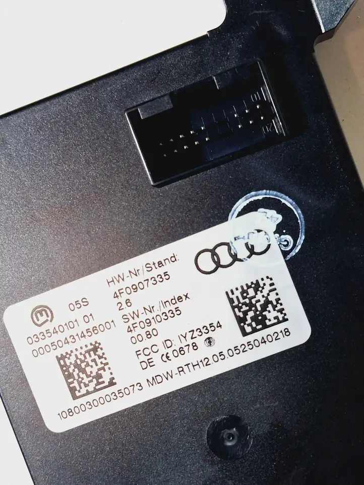 Audi A6 S6 C6 4F (2004 - 2008) 4F0907335 Блок бесключевого доступа — фото 2
