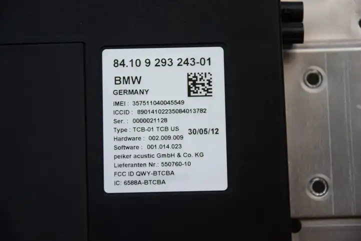 BMW 5 F10 F11 (2009 - 2016) 9293243 Bluetooth модуль — фото 9