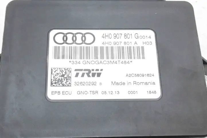 Audi A8 S8 D4 4H (2013 - 2017) 4H0907801 Блок управления стояночным тормозом (EPB) — фото 7