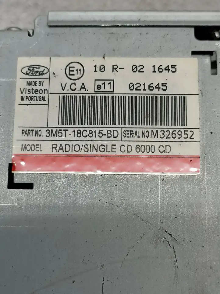 Ford Focus C-MAX (2003 - 2010) 3M5T18C815BD Магнитола / мультимедийная система — фото 7
