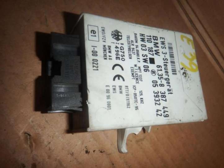 61358387449 BMW 5 E39 Imobilaizerio valdymo blokas