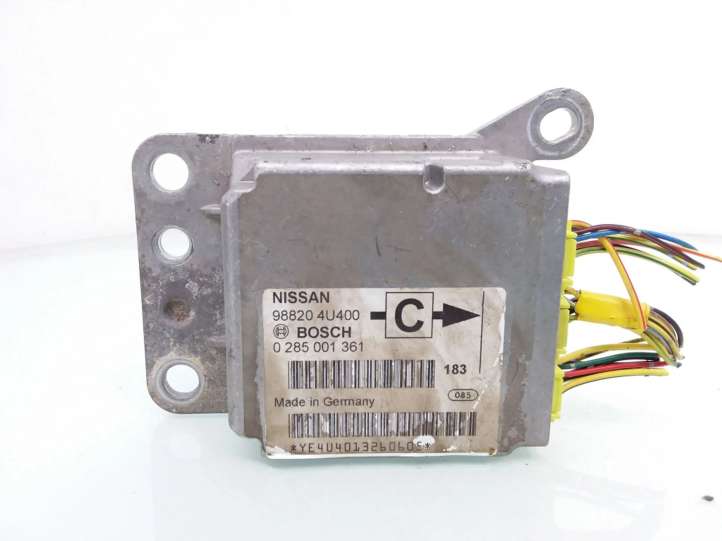 988204U400 Nissan Almera Tino Oro pagalvių valdymo blokas