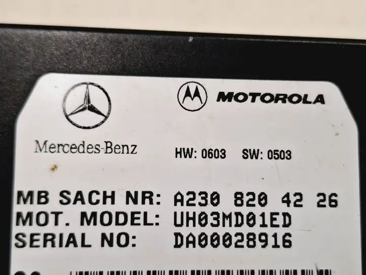Mercedes-Benz C W203 (2000 - 2007) A2308204226 Блок GSM — фото 6