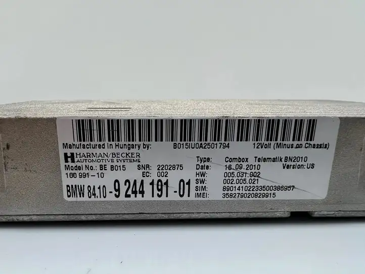 BMW 5 GT F07 (2010 - 2017) 9244191 Bluetooth модуль — фото 4