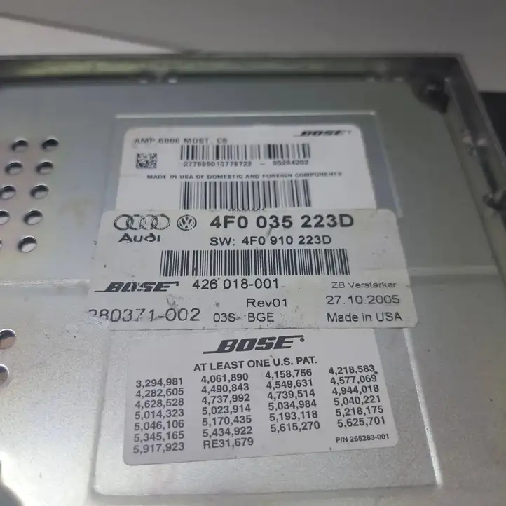 Audi A6 S6 C6 4F (2004 - 2008) 4F0035223D Усилитель звука — фото 5