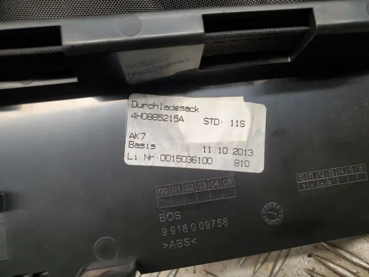 Audi A8 S8 D4 4H (2010 - 2014) 4H0885215A Лыжная сумка — фото 2