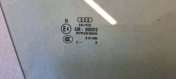 Audi A7 S7 4G (2010 - 2014) 4G8845022D Стекло передней двери — фото 3