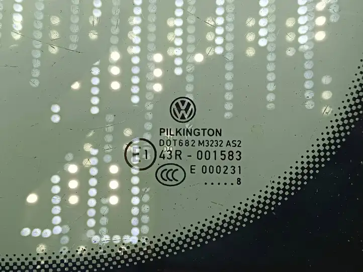 Volkswagen Caddy (2004 - 2010) 2K0845041F Стекло раздвижной двери — фото 4