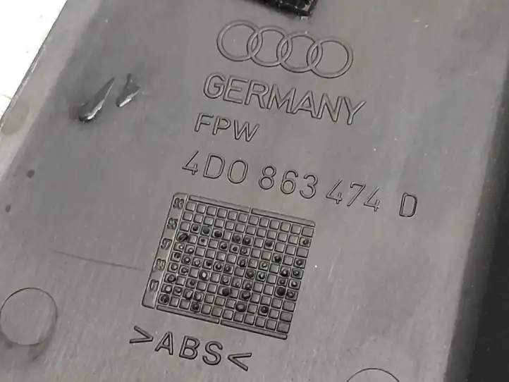 Audi A8 S8 D2 4D (1999 - 2002) 4D0863473D Прочие детали салона — фото 7