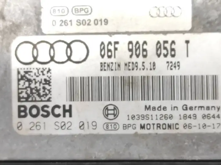 Audi A3/S3 8P (2004 - 2008) 06F906056T Блок управления двигателем (ЭБУ) — фото 7