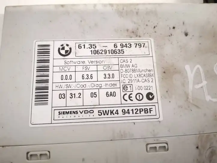 BMW 5 E60 E61 (2004 - 2010) 61356943797 Модуль комфорта — фото 2