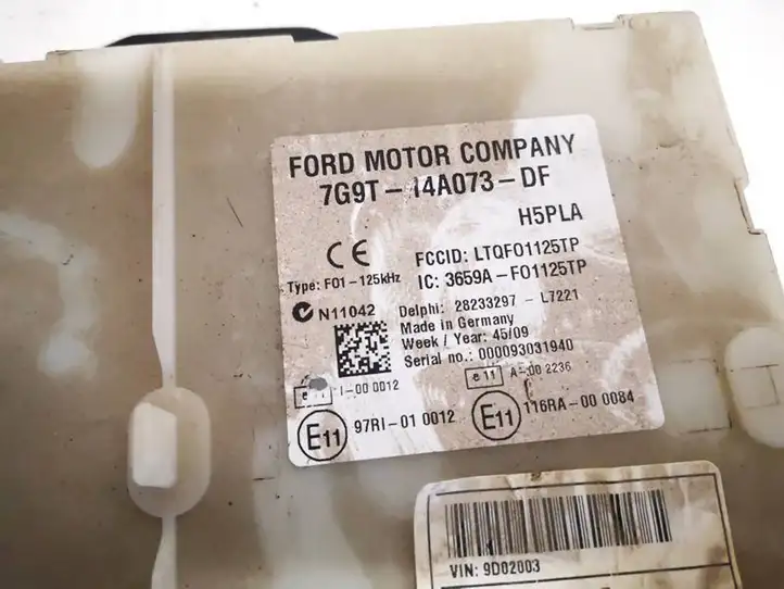 Ford S-MAX (2006 - 2010) 7g9t14a073df Модуль комфорта — фото 2