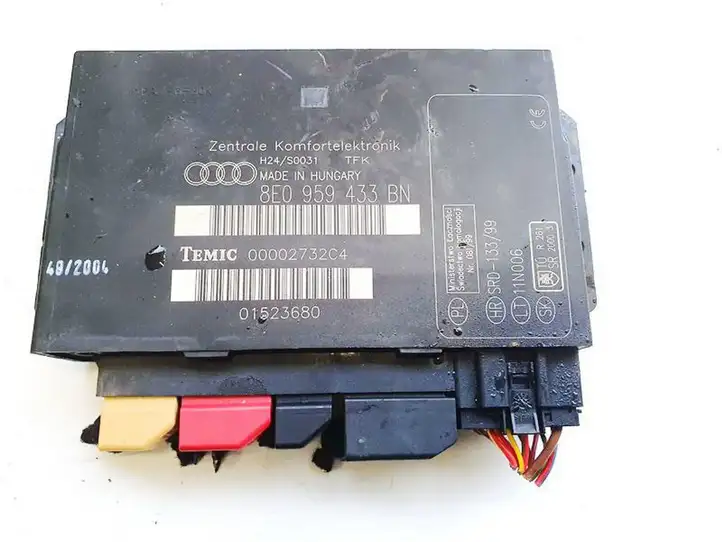 Audi A4 S4 B7 8E 8H (2004 - 2009) 8e0959433bn Модуль комфорта — фото 1