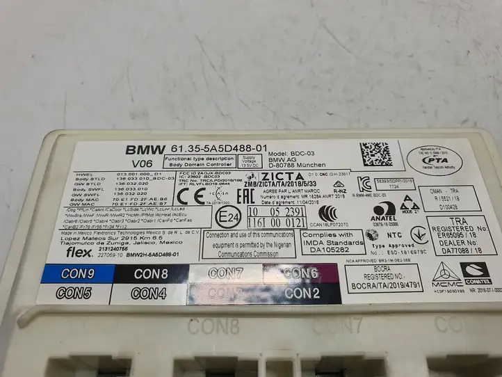 BMW 3 G20 G21 (2019 - ) 5A5D488 Блок иммобилайзера — фото 4