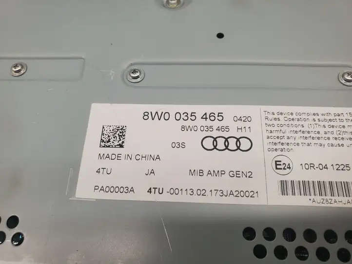 Audi A5 (2016 - ) 8W6035412A Комплект аудиосистемы — фото 14