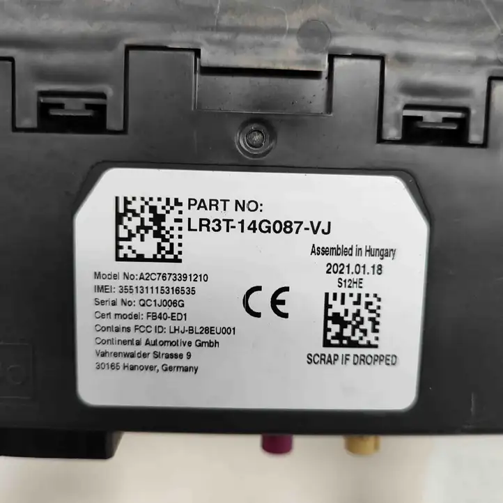 Ford Fiesta (2017 - ) LR3T14G087VJ Bluetooth модуль — фото 7