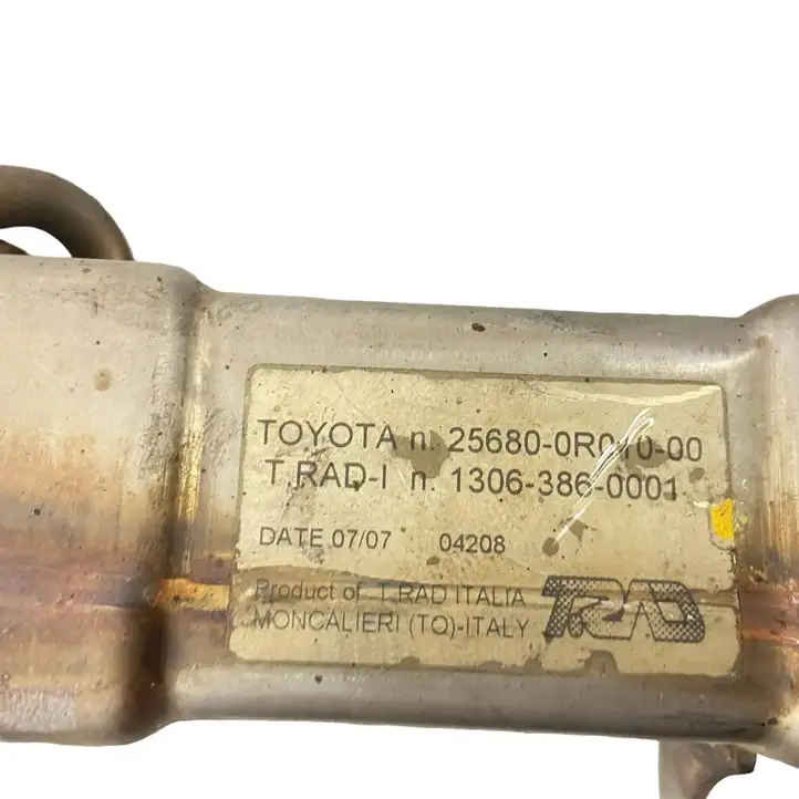 Toyota Avensis T250 (2006 - 2009) 256800R010 Охладитель клапана EGR — фото 7