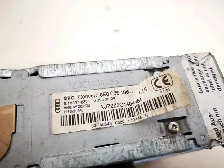 Audi A3/S3 8P (2004 - 2008) 8e0035186j Магнитола / мультимедийная система — фото 3