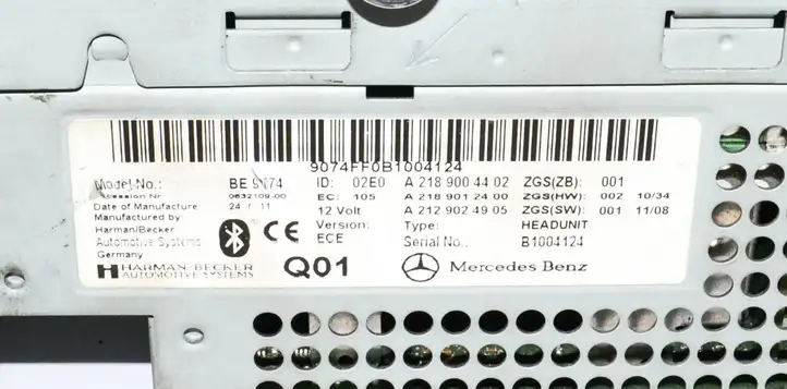 Mercedes-Benz E W212 (2009 - 2016) A2129024905 Магнитола / мультимедийная система — фото 4