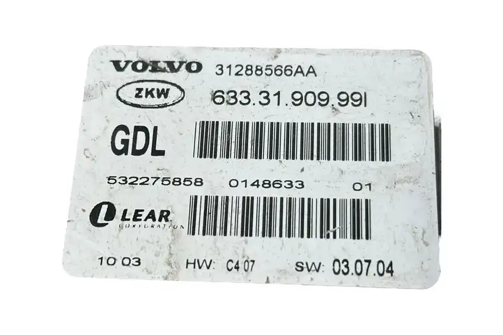 Volvo S80 (2009 - 2013) 63331909991 Блок управления светом — фото 5