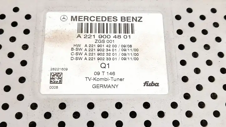 Mercedes-Benz S W221 (2005 - 2013) Модуль голосового управления — фото 2