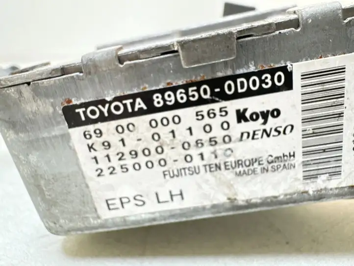 Toyota Yaris (1999 - 2003) 896500D030 Блок управления усилителем руля — фото 4