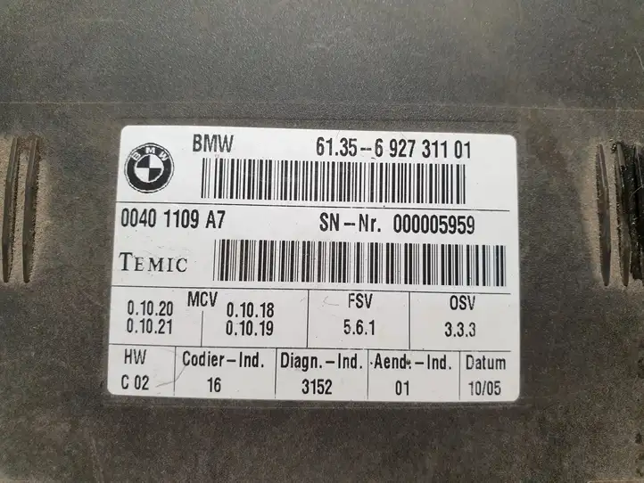 BMW 5 E60 E61 (2004 - 2010) 6927311 Блок управления сиденьем — фото 6
