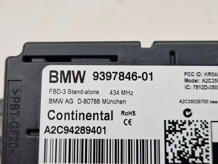BMW 1 F20 F21 (2011 - 2019) 9397846 Блок управления антеннами — фото 2