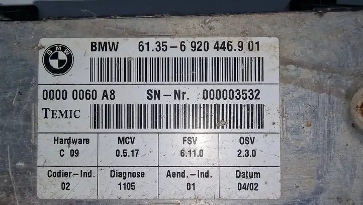 BMW 7 E65 E66 (2001 - 2008) 6920446 Блок управления сиденьем — фото 3