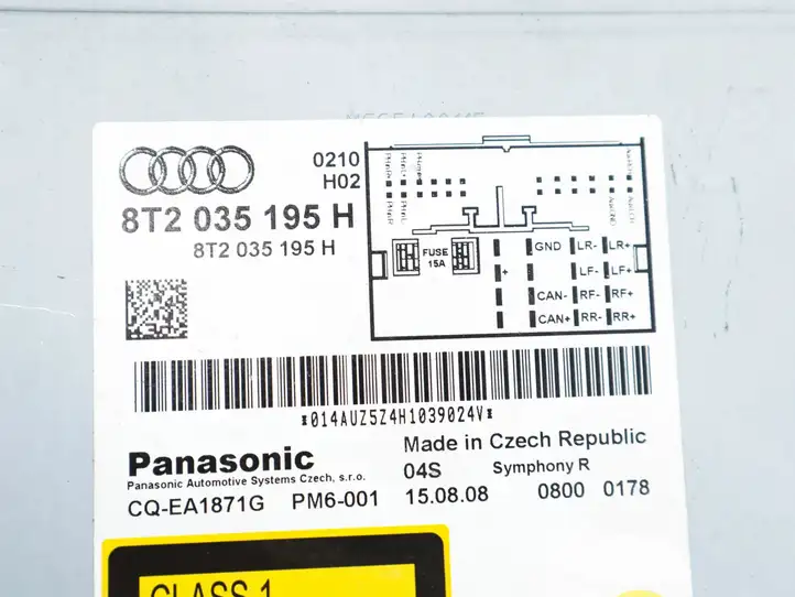 Audi A5 8T 8F (2007 - 2011) 8T2035195H Магнитола / мультимедийная система — фото 2